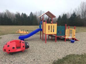 Play structures at Lavigne Park