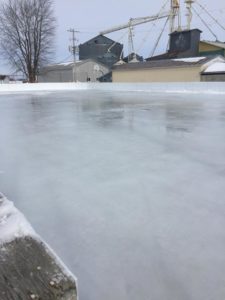 Ice surface at the St-Albert rink