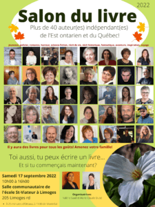 Book Fair french sign with invited authors